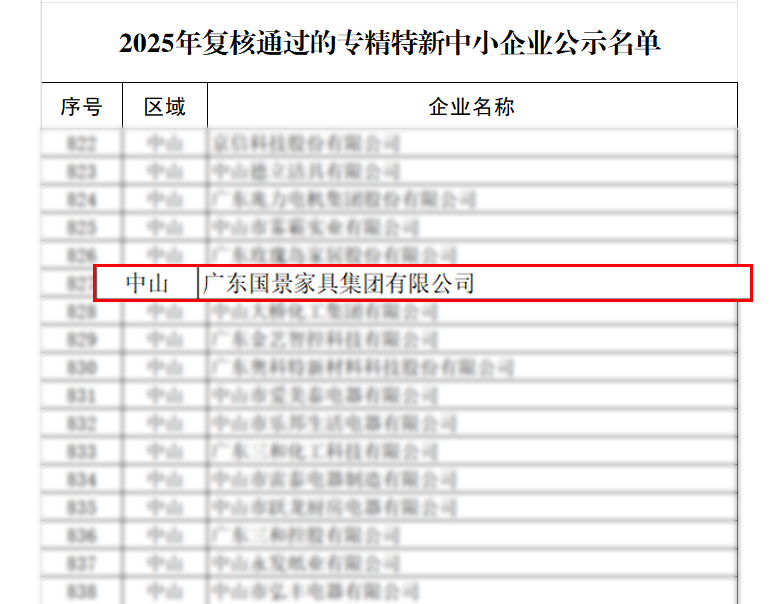 再获权威认可！国景集团顺利通过2025年广东省“专精特新中小企业”复核